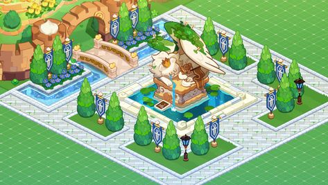 Cookie Run Kingdom House Layout, Cookie Run Kingdom Layout Train Station, Cookie Run Kingdom Layout Ideas Simple, Cookie Run Kingdom Kingdom Ideas, Cookie Run Kingdom Entrance Ideas, Crk Entrance Layout, Crk Kingdom Layout Ideas Entrance, Cookie Run Kingdom Layout Entrance, Cookie Run Kingdom Layout Full