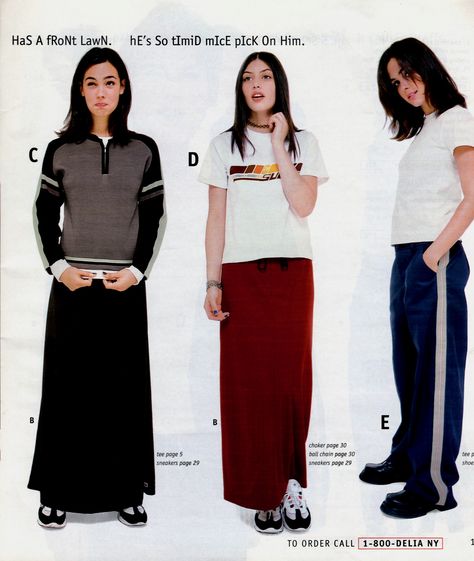 Delia's catalog - 1997 90s Fashion Catalog, 90s Teen Fashion, Film Club, 90s Y2k Fashion, Clothing Reference, Early 2000s Fashion, 90s Fashion Outfits, 90s Outfit, Clothing Catalog