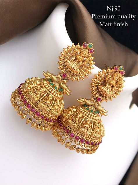 Buttala Kammalu Gold, Antique Jimikki, Jimikki Kammal Gold, Buttalu Designs, Gold Buttalu, Pretty Gold Necklaces, Gold Earrings For Kids, Jhumka Designs, Wedding Jewelry Sets Bridal Jewellery