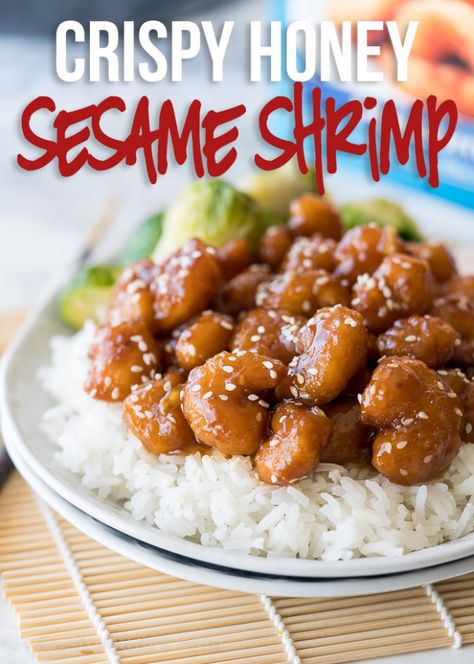 Popcorn Shrimp Dinner Ideas, Popcorn Shrimp Meals, Popcorn Shrimp Recipe, Sesame Shrimp, Dinner Planning, Popcorn Shrimp, Honey Sesame, Grilled Shrimp Recipes, Cooking Stuff