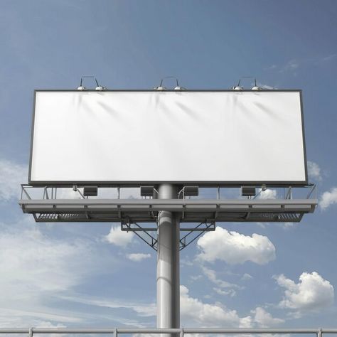 Photo blank billboard on blue sky backgr... | Premium Photo #Freepik #photo Blank Billboard, About Blank, Blue Sky Background, Framed Wallpaper, Sky Background, Premium Photo, 1 Million, Background Images, Blue Sky