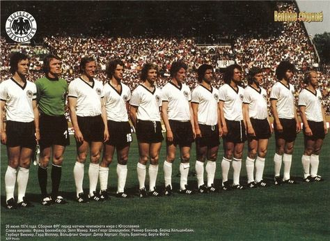 West Germany - 1974 World Cup Champions 1974 World Cup, Germany Team, Germany World Cup, World Cup Teams, World Cup Champions, Association Football, International Football, Retro Football, Football Teams