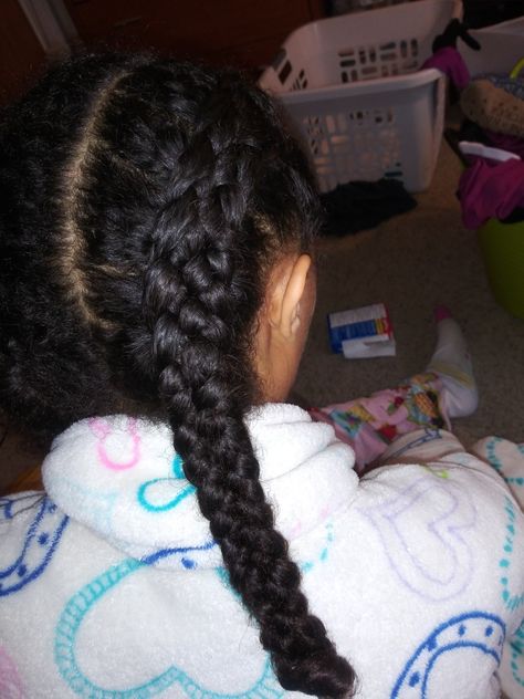 Curly Hair French Braid Styles, Two French Braids Curly Hair, French Braid Natural Black Hair, French Braids On Curly Hair, Curly Hair French Braid, French Braids Curly Hair, Curly French Braid, French Braid Natural Hair, French Braid Curly Hair