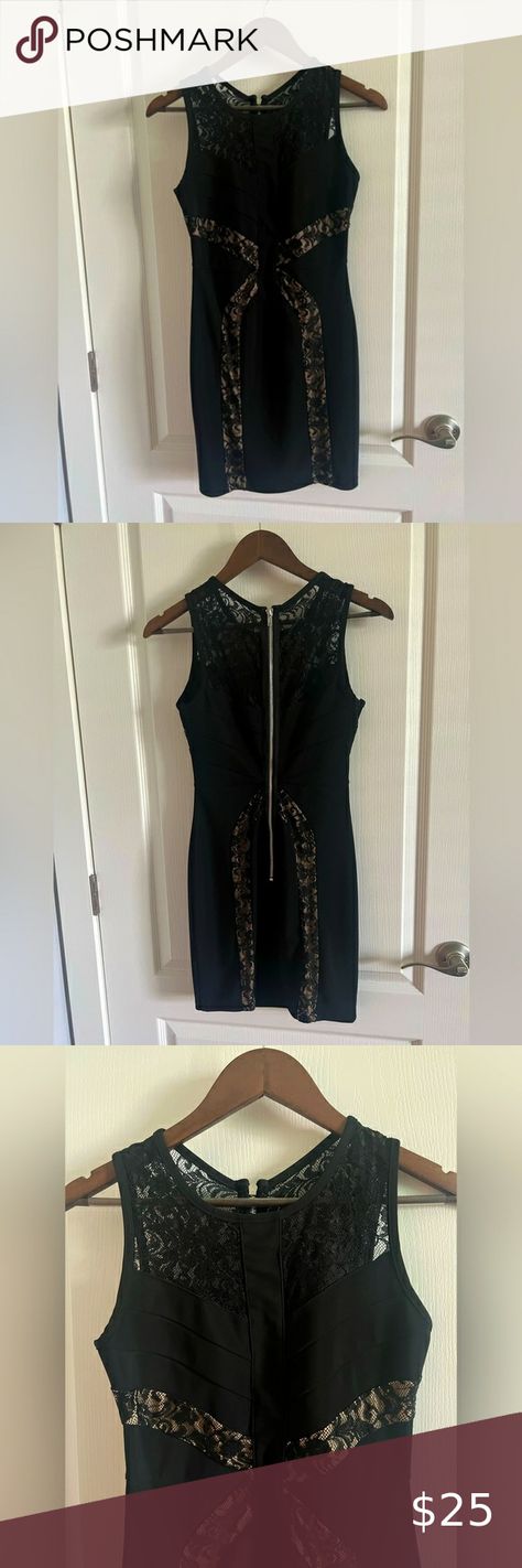 Ruby Rox Black Dress, Size 6 Women Ruby Rox, Lace Neckline, Go Out, Nice Dresses, Going Out, Ruby, Black Dress, Dress Es, Dresses Skirts