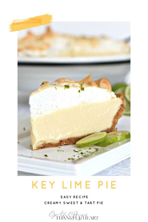 Key Lime Pie Meringue, Key Lime Pie With Meringue Topping, Key Lime Pie With Meringue, Key Lime Pie Recipe With Meringue, Key Lime Meringue Pie, Recipe For Key Lime Pie, Lime Meringue Pie, Key Lime Pies, Baking Pies