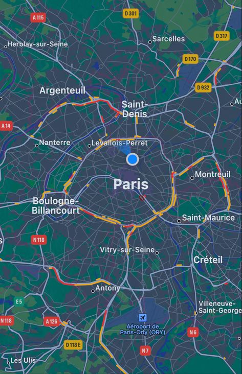 Paris Map Aesthetic, Travel Map Aesthetic, Paris Story, Google Maps Icon, Flight Map, Maps Aesthetic, Map Of Paris, Map Icons, Gps Map