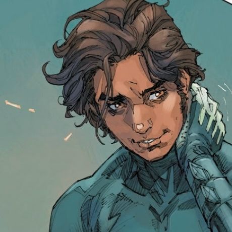 Blue Beetle Jaime Reyes Fanart, Sideways Dc Comics, Jamie Reyes Blue Beetle Fanart, Jamie Reyes Blue Beetle, Jaime Reyes Comics, Dc Sideways, Jaime Reyes Fanart, Jaime Reyes Icon, Blue Beetle Aesthetic