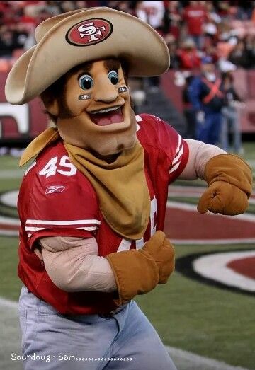 Sourdough Sam 49ers Mascot, Sf Forty Niners, Sf Niners, Nfl Football 49ers, Forty Niners, Nfl 49ers, 49ers Fans, 49ers Football, Sf 49ers