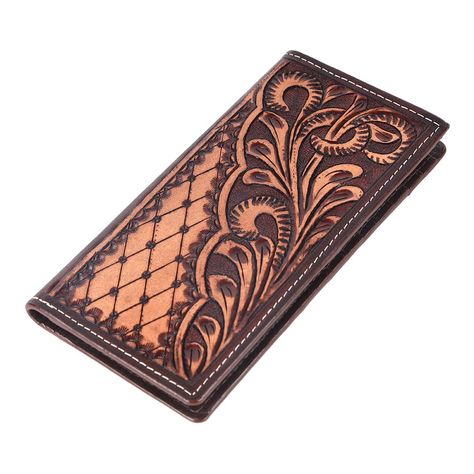 PRICES MAY VARY. ✔ PREMIUM QUALITY MATERIAL-: This is a Bar H Equine wallet that is made with hand-crafted stylish hand-tooled genuine leather and full-grain vegetable-tanned Cowhide genuine leather handpicked from some of the best tanneries in the world. The leather ages gracefully, developing a rich patina over time. The color of our unisex wallet is Tan and available in sizes 7 (L) X 1 (W) X 4 (H). ✔ FEATURES: The Western Leather Wallet is highly crafted and made by skilled arti Green Bay Packers Shirts, Tattoo Patterns, Branded Wallets, Handmade Wallets, Wallet For Men, Men's Wallet, Handmade Leather Wallet, Hand Tooled Leather, Western Leather