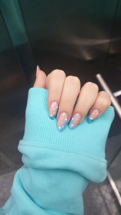 Star Nails Blue, Nails Blue, Star Nails, Nail Inspiration, North Star, Blue Nails, Nails Inspiration, Nails, Blue