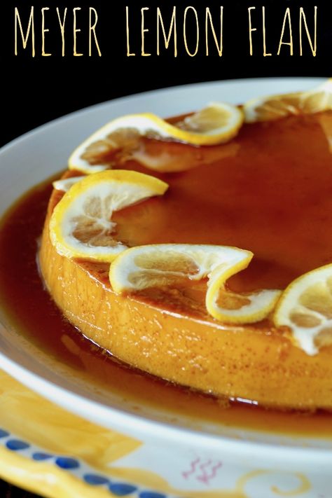 Lemon Flan Recipe, Lemon Flan, Top Desserts, Flan Cake, Trifle Pudding, Citrus Recipes, Custard Desserts, Food Issues, Flan Recipe