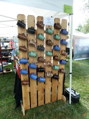 Pottery Booth Display, Clothing Booth Display, Festival Booth Display, Art Festival Booth, Art Fair Display, Boutique Store Displays, Farmers Market Display, Tent Weights, Pottery Sale