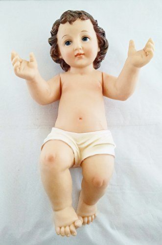 12 Inch Baby Jesus Figurine Statue Christmas Figurine Niño Dios Nativity ** See this great product. Our Lady Of Sorrows, Christmas Collectibles, Christmas Accessories, Christmas Figurines, Baby Jesus, Collectible Figurines, Nativity, Figurines, Baby Face