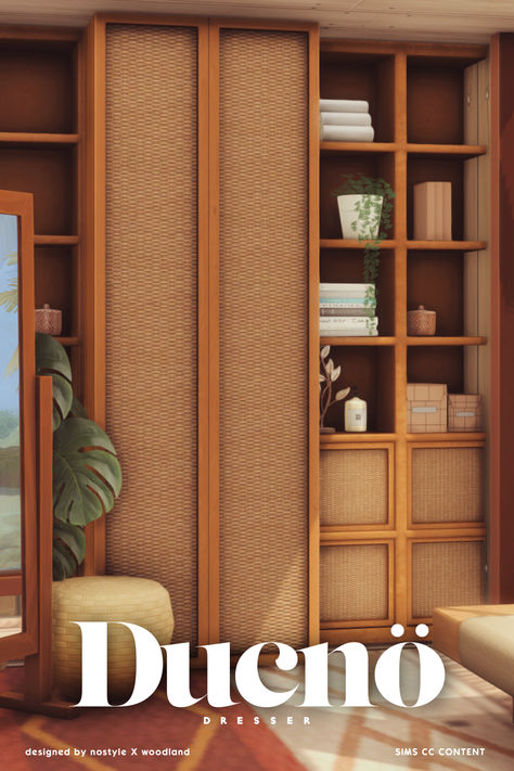 Sims 4 Mid Century Cc, Sims 4 Mid Century Modern, Sims 4 Cc Dresser, Game Corner, Sims 4 Cc Furniture Living Rooms, Sims 4 Cheats, Mod Furniture, Muebles Sims 4 Cc, Sims 4 Bedroom