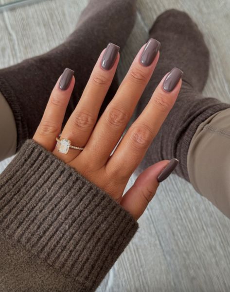 29 Beautiful November Nail & Thanksgiving Nail Ideas to Flaunt This Fall 2024 — ASHLINA KAPOSTA Nails Solid Color Winter, Solid Color, Nails, Quick Saves, Color