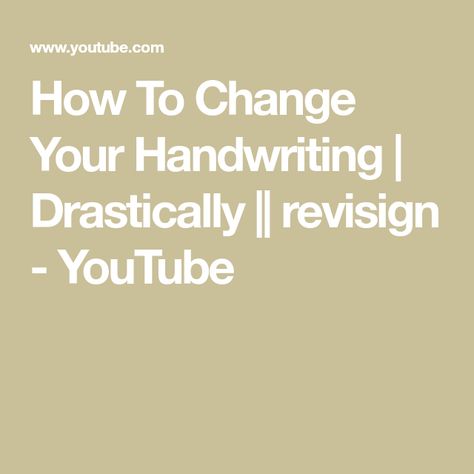 How To Change Handwriting, How To Change Your Handwriting, Change Handwriting, Change Your Handwriting, Types Of Handwriting, Diy Scrubs, Handwriting Styles, Bear With Me, Presentation Skills