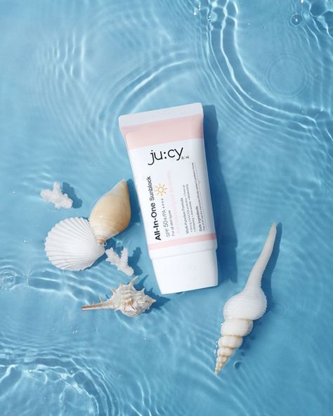 📸 Product Photography by @expplus33 📸: Dive into the enchanting world of sun protection with Juicy Sunscreen, gracefully poised on the serene blue waters amidst delicate seashells. Let the love of the ocean and sun-kissed bliss embrace your skincare ritual. 🌊🐚💙 #JuicySunscreen #OceanLove #SunKissedBliss #BeachBeauty Naturally Clear Skin, How To Remove Warts, Remove Warts, Get Clear Skin, Creative Advertising Design, Cosmetics Photography, Shapes For Kids, Summer Skincare, Work Hard Play Hard