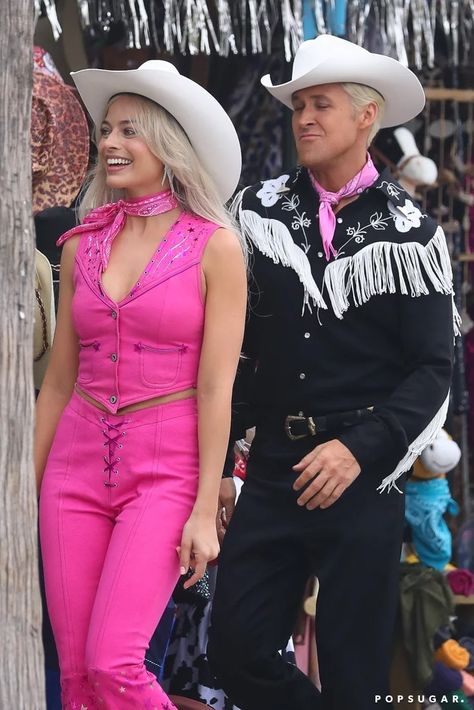 Barbie Movie Outfit: Barbie and Ken's Western-Inspired Looks Ken Mojo Dojo Casa House Outfit, Barbie And Ken Photoshoot Ideas, Western Rodeo Outfits, Barbie Movie Outfits, Barbie Film, Chic Cowgirl, Movie Outfits, Movie 2023, Cowboy Costume