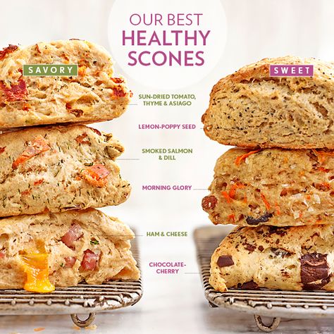 Whole Wheat Scones Recipe, Healthy Scones, Baking Scones, Hp Sauce, Savory Scones, Savoury Baking, Scone Recipe, Idee Pasto Sano, Sweet Savory