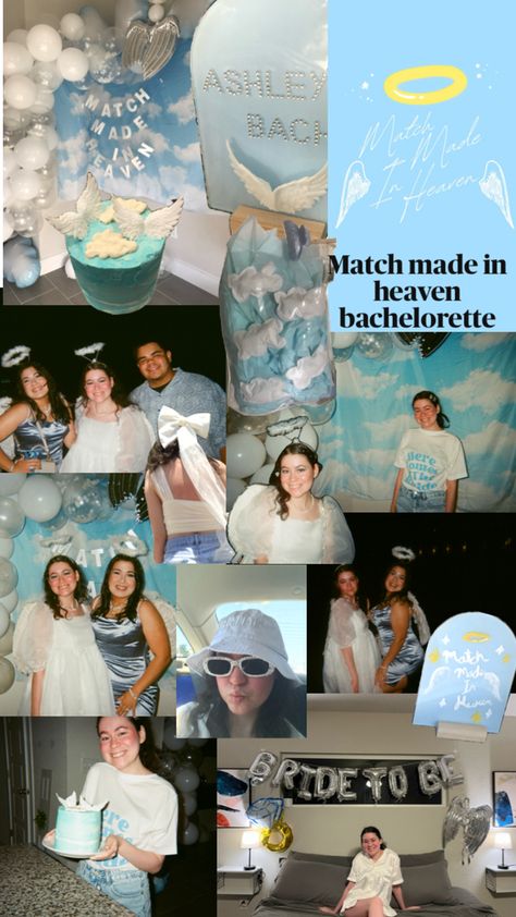 #bachelorette #wedding Match Made In Heaven Theme, A Match Made In Heaven Bachelorette, Match Made In Heaven Bachelorette, Bachelorette Party Themes, Bach Party, Match Made In Heaven, Made In Heaven, Match Making, Bachelorette Party