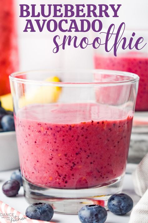 Blueberry Avocado Smoothie, Dance Around The Kitchen, Green Monster Smoothie, What Is Healthy Food, Healthy Afternoon Snacks, Healthy Plant Based Recipes, Dessert Bar Recipe, Avocado Smoothie, Blueberries Smoothie