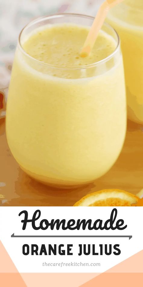 Homemade Orange Juice, Orange Julius Recipe, Orange Julius, The Cookie Rookie, Cookie Rookie, Easy Drink Recipes, Easy Drinks, Cat Recipes, Orange Recipes