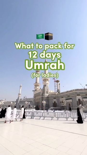 Umrah Companions|Umrah Package on Instagram: "What to pack for women travelling to Umrah 🧳 Repost from: @honeysuckles7 on tiktok #umrahcompanions #mecca #clocktower #muslim #islam #kaaba #Makkah" Travel To Makkah, Dress For Umrah, Things To Pack For Umrah, Umrah Tips For Women, Umrah Travel Essentials, Umrah Packing Checklist, Umrah Guide For Women, Umrah Essentials Women, What To Pack For Umrah