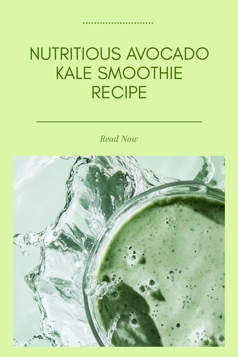 A creamy Avocado Kale Smoothie recipe that’s both nutritious and delicious, showcasing fresh ingredients for a healthy lifestyle. Berry Green Smoothie, Kale Smoothie Recipes, Freezing Kale, Sweet Smoothies, Kale Smoothie, Kale Leaves, Whip It, Frozen Pineapple, Ripe Avocado