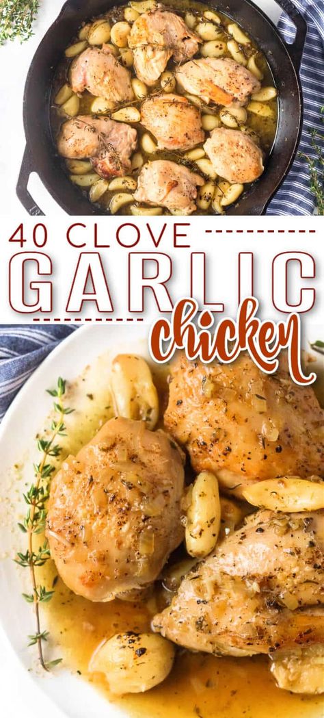 Ina Garten 40 Cloves Garlic Chicken, Chicken With Forty Cloves Of Garlic, Chicken With 40 Cloves Of Garlic, Chicken 40 Cloves Garlic, Chicken And 40 Cloves Of Garlic, 40 Cloves Garlic Chicken, 20 Clove Garlic Chicken, Recipes Using Pork Chops, 40 Garlic Clove Chicken