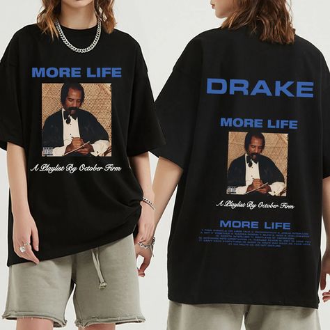 Drake T Shirt Design, Drake Shirt Designs, Zesty Drake, Drake T Shirt, More Life Drake, Drake Tshirt, Drake Merch, Drake Shirt, Drakes Album