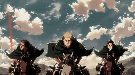 Titan World, Attack On Titan Season 2, Attack On Titan Episodes, American Card, Humanoid Creatures, Attack On Titan Season, Pink Sale, Attack On Titan Art, Aesthetic Gif