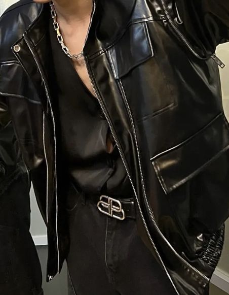 Rocker Male Outfit, Bad Boy Aesthetic Men, Fancy Clothes Aesthetic Men, 90s Rockstar Aesthetic Men, Gothic Man Aesthetic, Leather Aesthetic Men, Club Clothes Men, Punk Rock Aesthetic Outfits Men, Suit With Leather Jacket