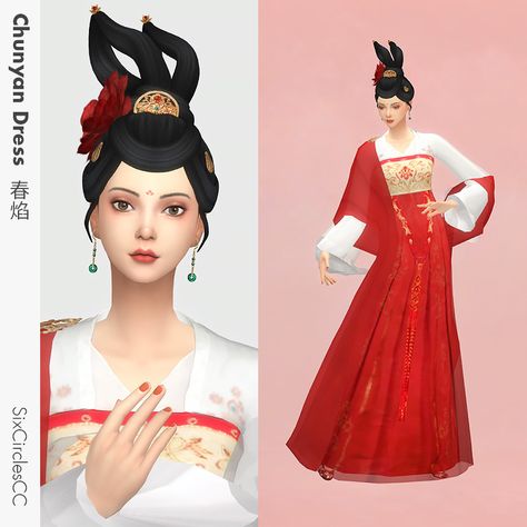 Mulan Sims 4 Cc, Sims 4 Chinese Cc Maxis Match, Sims 4 Qipao, Sims 4 Traditional Chinese Cc, Sims 4 Chinese Clothes, Cc Clothing, Sims Medieval, Cc Clothes, Sims 4 Gameplay