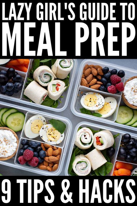 Lazy Healthy Meals, Lazy Meal Prep, Meal Prep Grocery List, Meal Prep Hacks, Meal Prep Tips, Easy Clean Eating Recipes, Meal Prep For Beginners, Meal Prep Clean Eating, Cheap Healthy