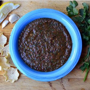 Homemade Baja Fresh Salsa | AllFreeCopycatRecipes.com Baja Fresh Salsa Recipe, Chile Salsa Recipe, Asada Nachos, Black Salsa, Cilantro Juice, Chile Salsa, Fresh Salsa Recipe, Grilled Broccoli, Making Baked Potatoes