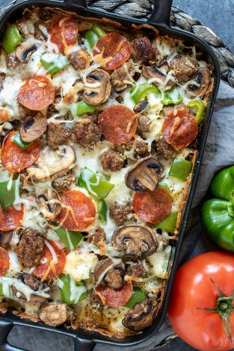 Pizza Casserole Low Carb, Low Carb Pizza Casserole, Recipe For Family, Keto Dinner Recipe, Easy Keto Dinner, Low Carb Low Fat Recipes, Low Carb Recipe, Boiled Egg Diet Plan, Pizza Casserole