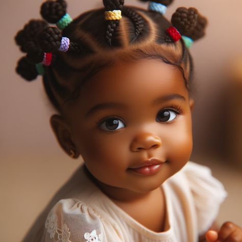 baby-braid-styles Baby Braid Hairstyles, American Baby Doll, African Babies, Black Woman Artwork, Beautiful Black Babies, Head Scarf Styles, Natural Hairstyles For Kids, Girls Natural Hairstyles, Baby Faces