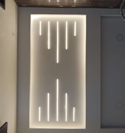 Pop Profile Light Design, Profile Light Design, Profile Lights In Ceiling Design, Profile Light Ceiling Design, Light Design Ideas, Profile Lights, Interior Design Kitchen Contemporary, Pop Design For Hall, Drawing Room Ceiling Design