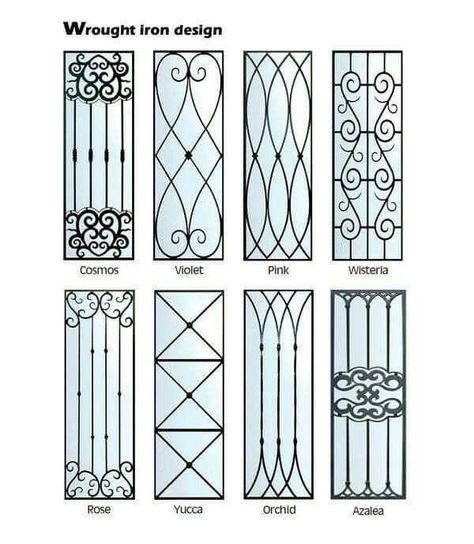 Top 55 Beautiful Grill Design Ideas For Windows - Engineering Discoveries Wrought Iron Designs, Modern Window Design, Modern Window Grill, Home Window Grill Design, Window Grill Design Modern, Door Grill, House Window Design, Window Bars, Grill Gate Design