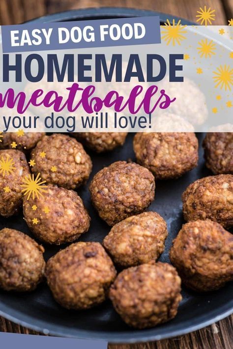 Easy to make homemade dog meatballs. Great for pill pockets! Dog Meatballs, Meatballs For Dogs, Cooker Dog, Organic Dog Food, Easy Dog Treat Recipes, How To Make Meatballs, Easy Dog Treats, Healthy Dog Treats Homemade, Dog Treats Homemade Recipes