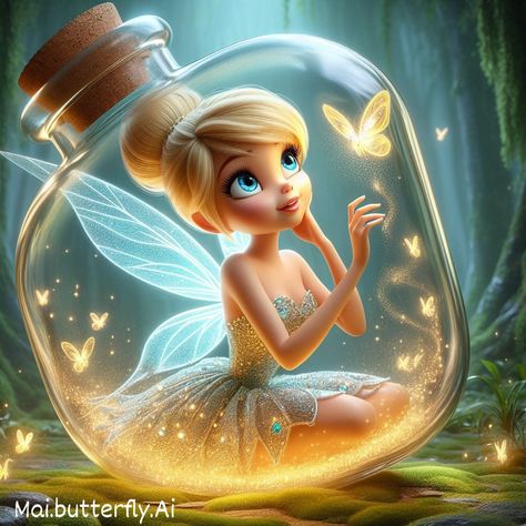 Cute Fairy Art, Tinkerbell Wallpaper, Disney Silhouette Art, Tinkerbell Pictures, Fairy Cartoon, Cute Disney Characters, Mermaid Photography, Tinkerbell And Friends, Disney Cuties