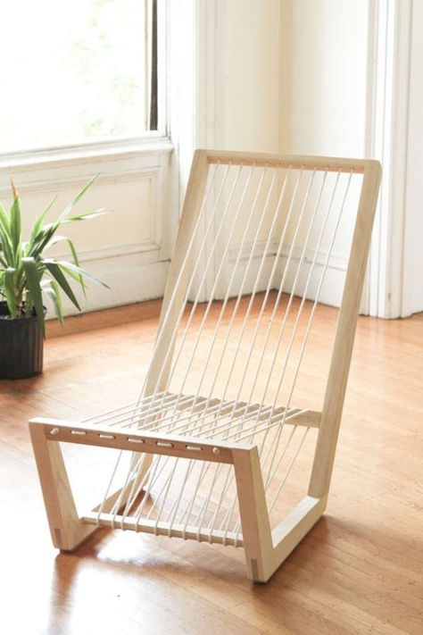 Lounge Chair Diy, Cord Wood, Wood Chair Design, Diy Kids Furniture, Diy Furniture Cheap, Chair Diy, Chair Design Wooden, Chair Design Modern, Futuristic Furniture