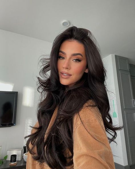 Ally Yost Hair, Ally Yost, Soft Healthy Hair, Rambut Brunette, Dark Brunette Hair, Brown Hair Inspo, Inspo Instagram, Hair Inspo Color, Long Hair Cuts