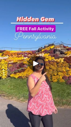 24K views · 570 reactions | ✅ SAVE THIS free fall activity in Pennsylvania. Follow @travelsfillsyoursoul for more such content.

This is one of the most Unique and Instagrammable Location that is completely FREE. This Hidden Gem in Pennsylvania is called Mum’s Mountain.

📍 Ott’s Exotic Plants
861 Gravel Pike, 
Schwenksville, PA 19473

✨ Full Bloom is expected to start around the Second Week of October!
✨ The Beautiful Mum Mountain is FREE to visit and a very easy climb. The mountain is covered with colorful Mum plants making it Beyond Beautiful.
✨ Parking is FREE
✨ They have beautiful indoor garden, waterfalls, tunnels etc. which makes it a perfect spot for Fall.
✨ Pets are not allowed
✨ Since 1914, Ott’s Exotic plants provides a wide variety of Gardening Essentials.

So have you climbed Pennsylvania Fall Road Trip, Best Places To Visit In Pennsylvania, Poconos Pennsylvania Fall, Worlds End State Park Pennsylvania, Planting Mums, Jewish Holiday Recipes, Free Falling, Garden Essentials, Jewish Holiday