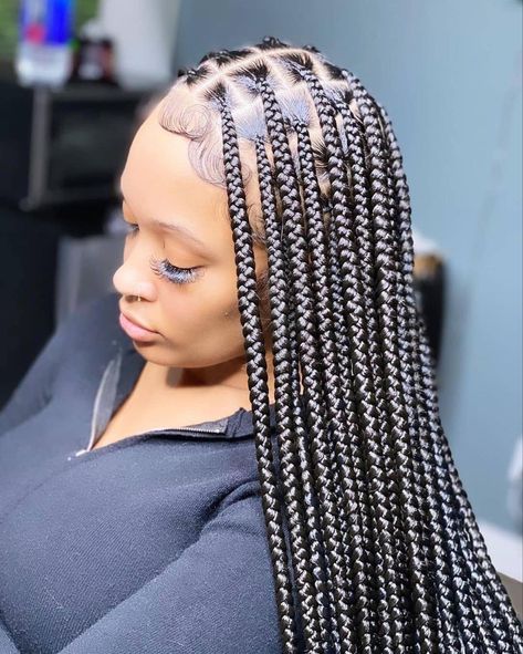 Goddess Braid, Braid Headband, Hair African, Big Box Braids Hairstyles, Goddess Braids Hairstyles, Cute Braided Hairstyles, Braids Hairstyles Pictures, Cute Box Braids Hairstyles, Box Braids Styling