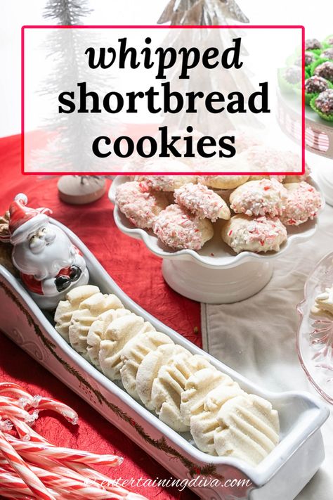 Cornstarch Shortbread Cookies, Cookies With Cornstarch, Shortbread Cookies With Cornstarch, Gf Shortbread, Whipped Shortbread, Whipped Shortbread Cookies, Cookie Calories, Melt In Your Mouth, Shortbread Cookies