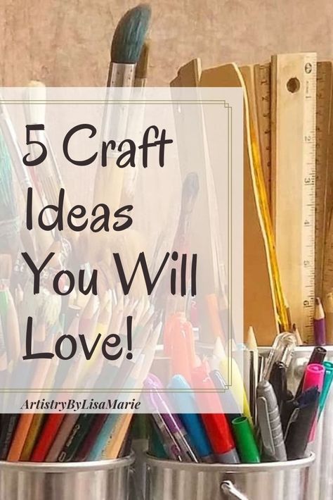 Check Out These Top 5 Craft Ideas You Will Love For June Inspiration!🖌️📐🎨 Summer is here and I am obsessed with trying NEW things. Crafty, glittery, creative new things. If you are like me, love your coloring and art but need some extra creative catharsis keep reading for this marvelous list! https://artistrybylisamarie.com/top-5-craft-ideas-you-will-love-for-june-inspiration/ #ArtsAndCraft #CraftIdeas #SummerCrafts June Crafts For Adults, Summer Crafts For Adults, June Inspiration, June Crafts, Summer Arts And Crafts, Diy Summer Crafts, Pretty Crafts, Trying New Things, Crafts For Adults