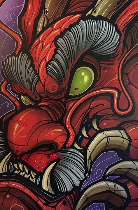 Image of Dragon Vengeance Saving Money Tips, Samurai Artwork, Pay Off Debt, Samurai Art, Japanese Tattoo Art, Wow Art, Dope Art, Japan Art, Graffiti Art