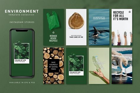 Nature Social Media Design, Nature Social Media Post, Environment Awareness, Banner Layout, Instagram Mockup, Environment Projects, Social Media Poster, Social Media Branding, Social Media Banner