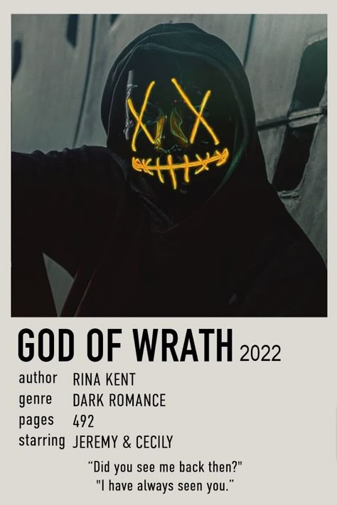 God Of Wrath Rina Kent Book, God Of Wrath Rina Kent Aesthetic, The Heathens Legacy Of Gods, Wrath Aesthetic, Bookish Posters, Jeremy Volkov, God Of Wrath, Book Reading Journal, Royal Elite